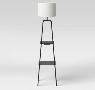 Threshold shelf floor lamp top